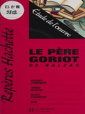 cover image of «Le Père Goriot» de Balzac